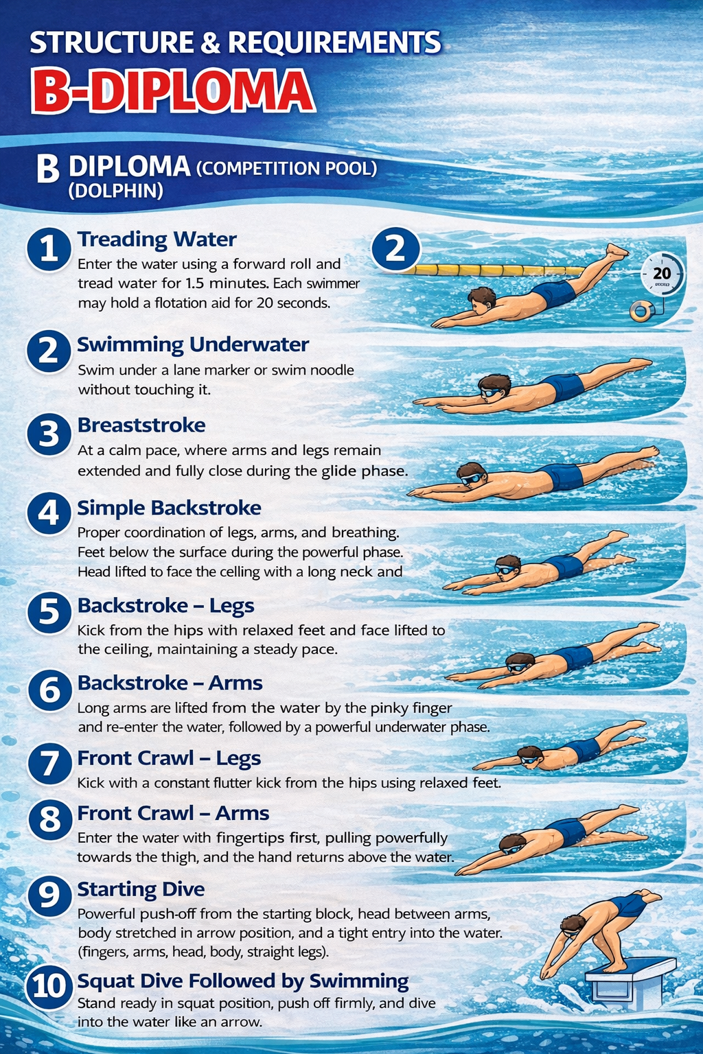 The Journey to the B-Swimming Diploma