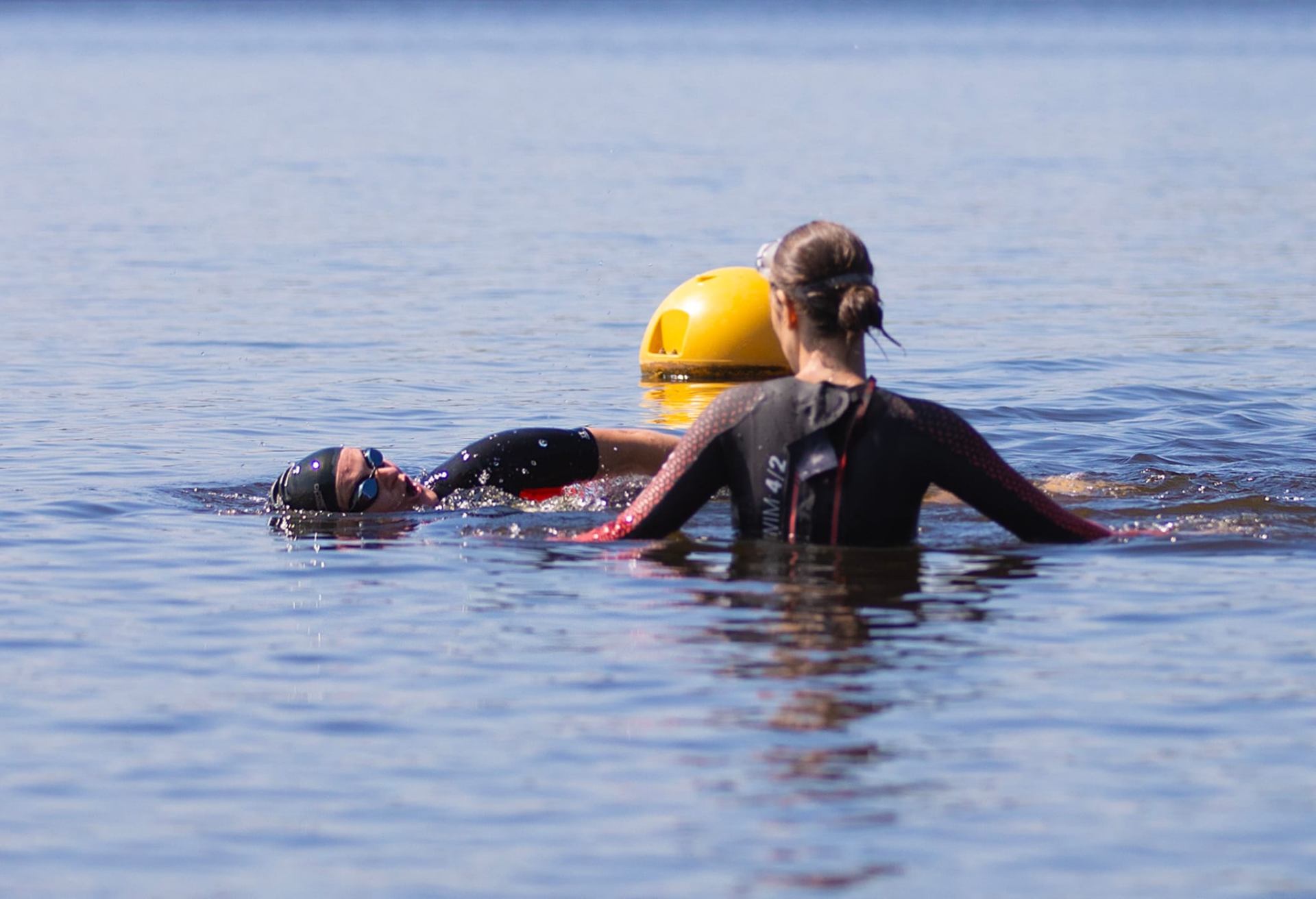 Open water swimming training for adults 5