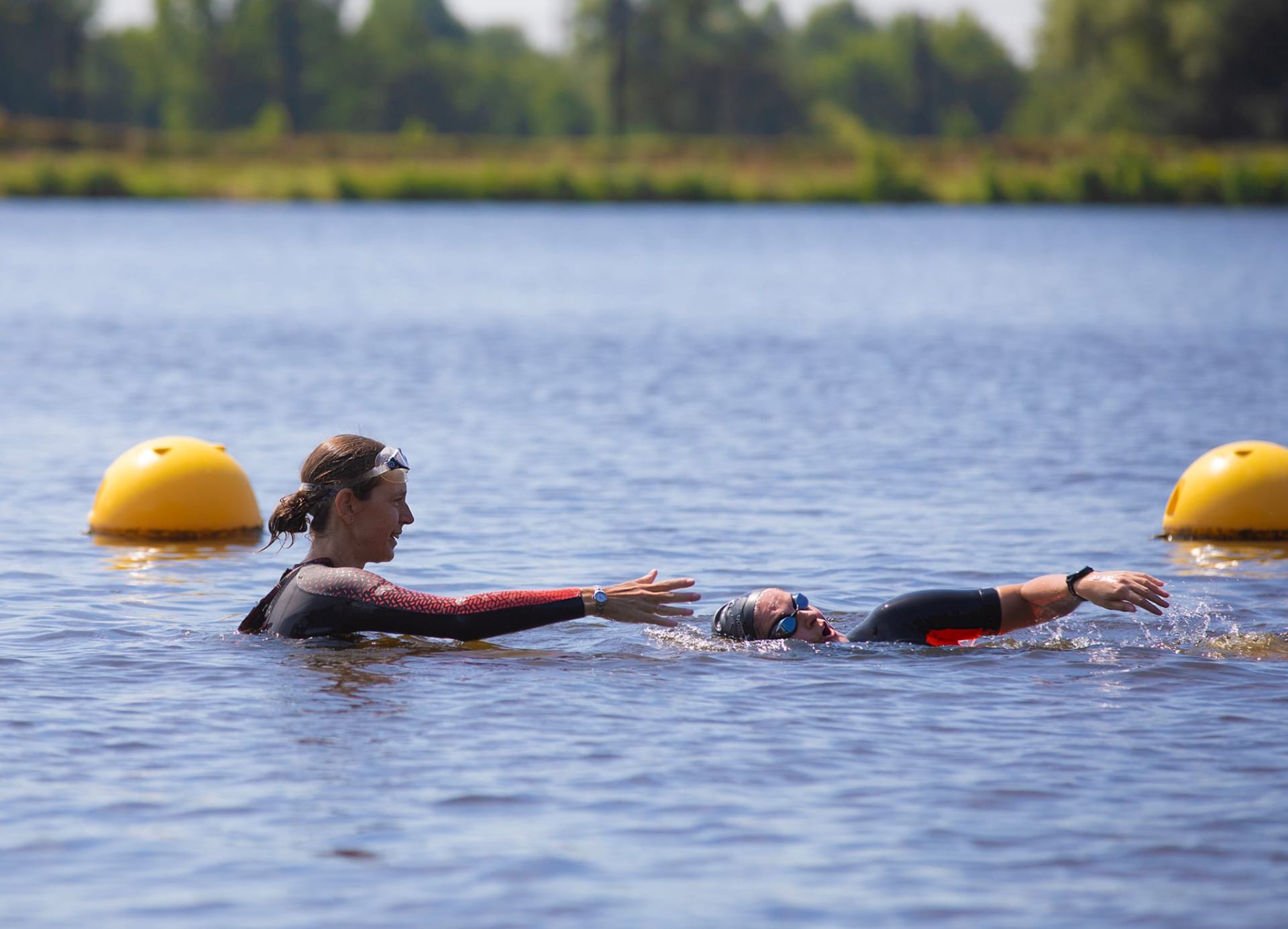 Open water swimming training for adults 3
