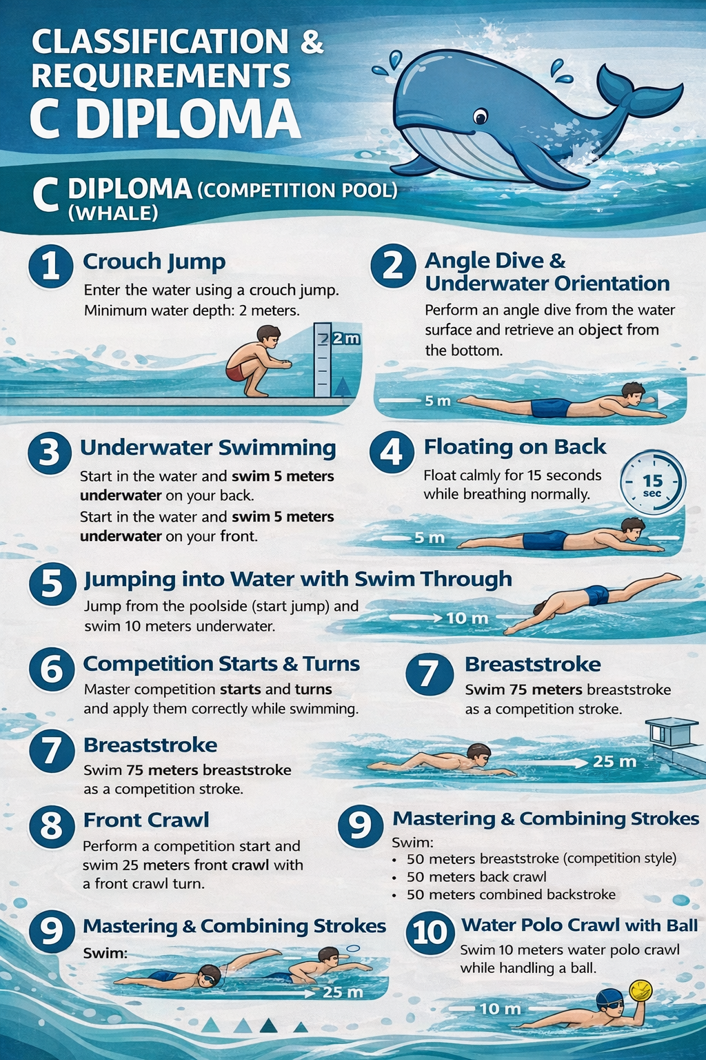 The Journey to the C-Swimming Diploma